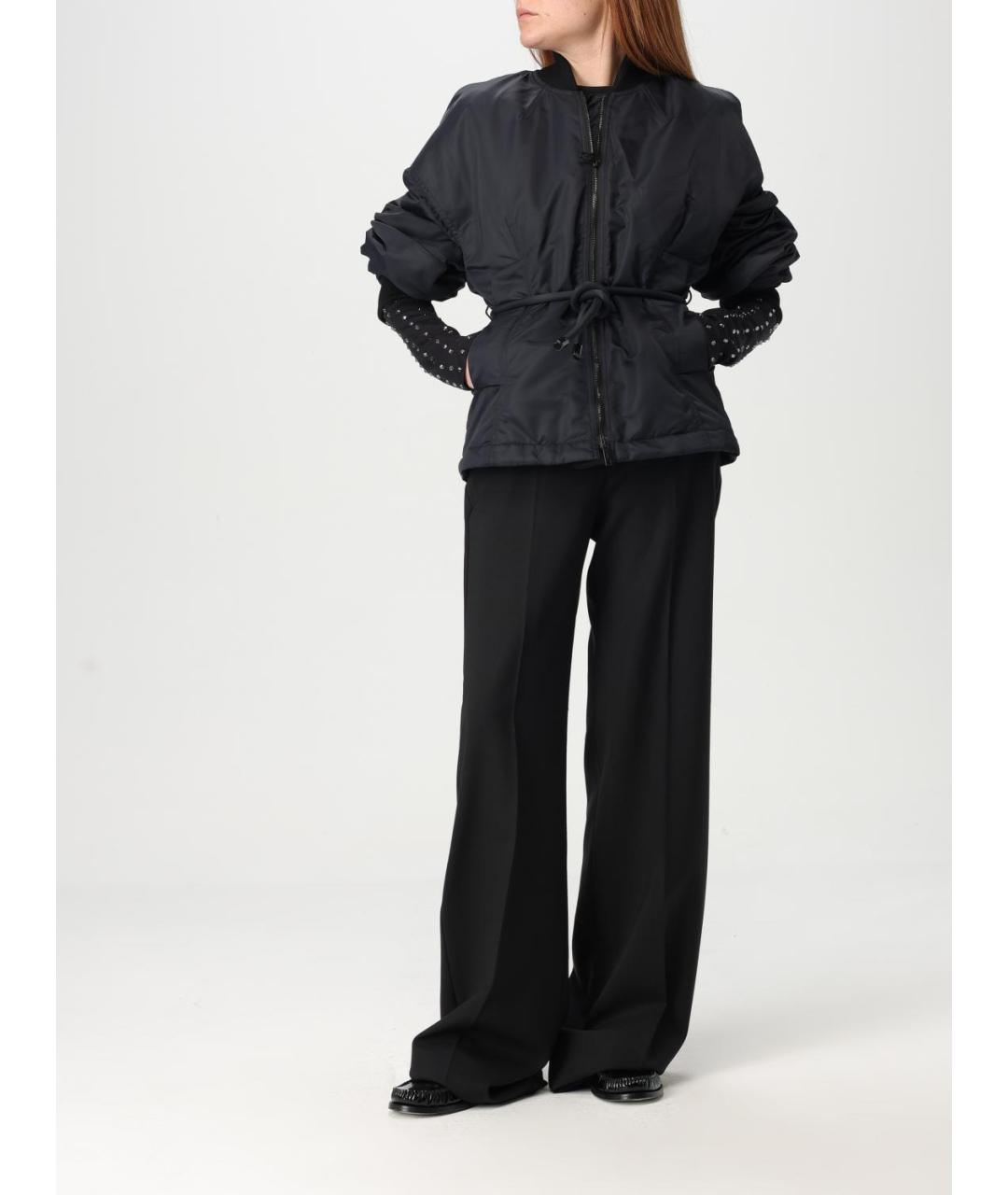 SPORTMAX Черная полиамидовая куртка, фото 2