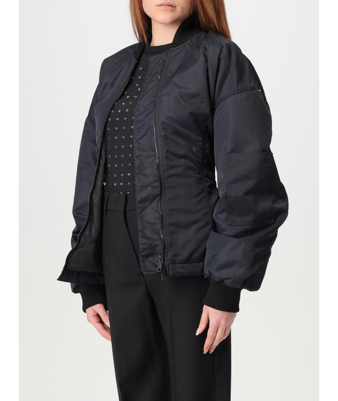 SPORTMAX Черная полиамидовая куртка, фото 4