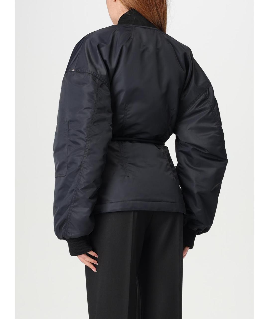 SPORTMAX Черная полиамидовая куртка, фото 3