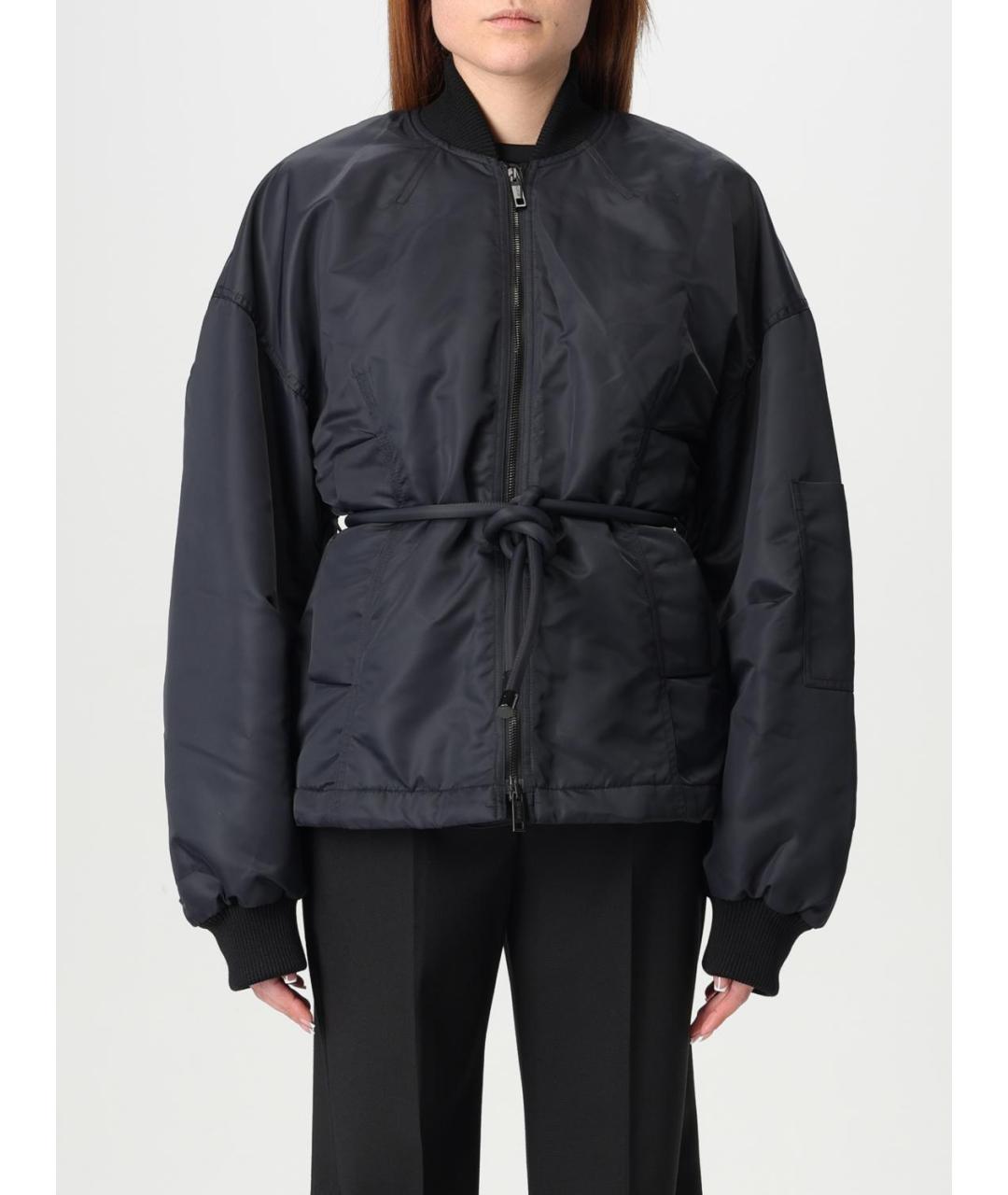 SPORTMAX Черная полиамидовая куртка, фото 6