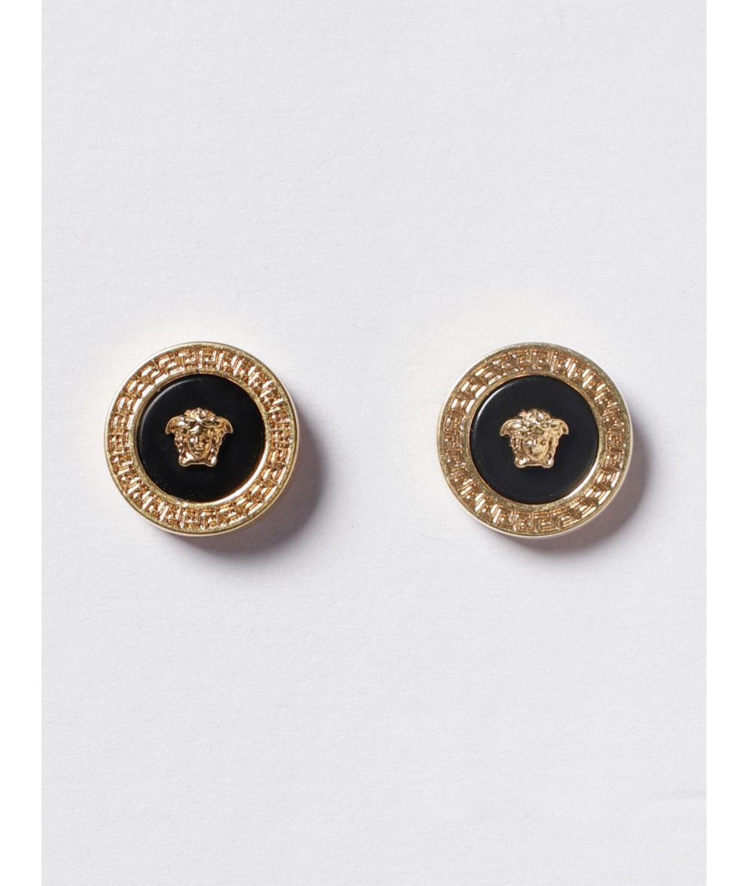 VERSACE Золотые металлические серьги, фото 5