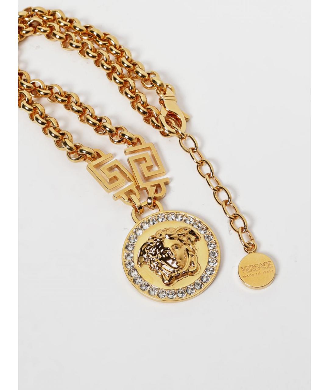 VERSACE Золотое металлическое колье, фото 3