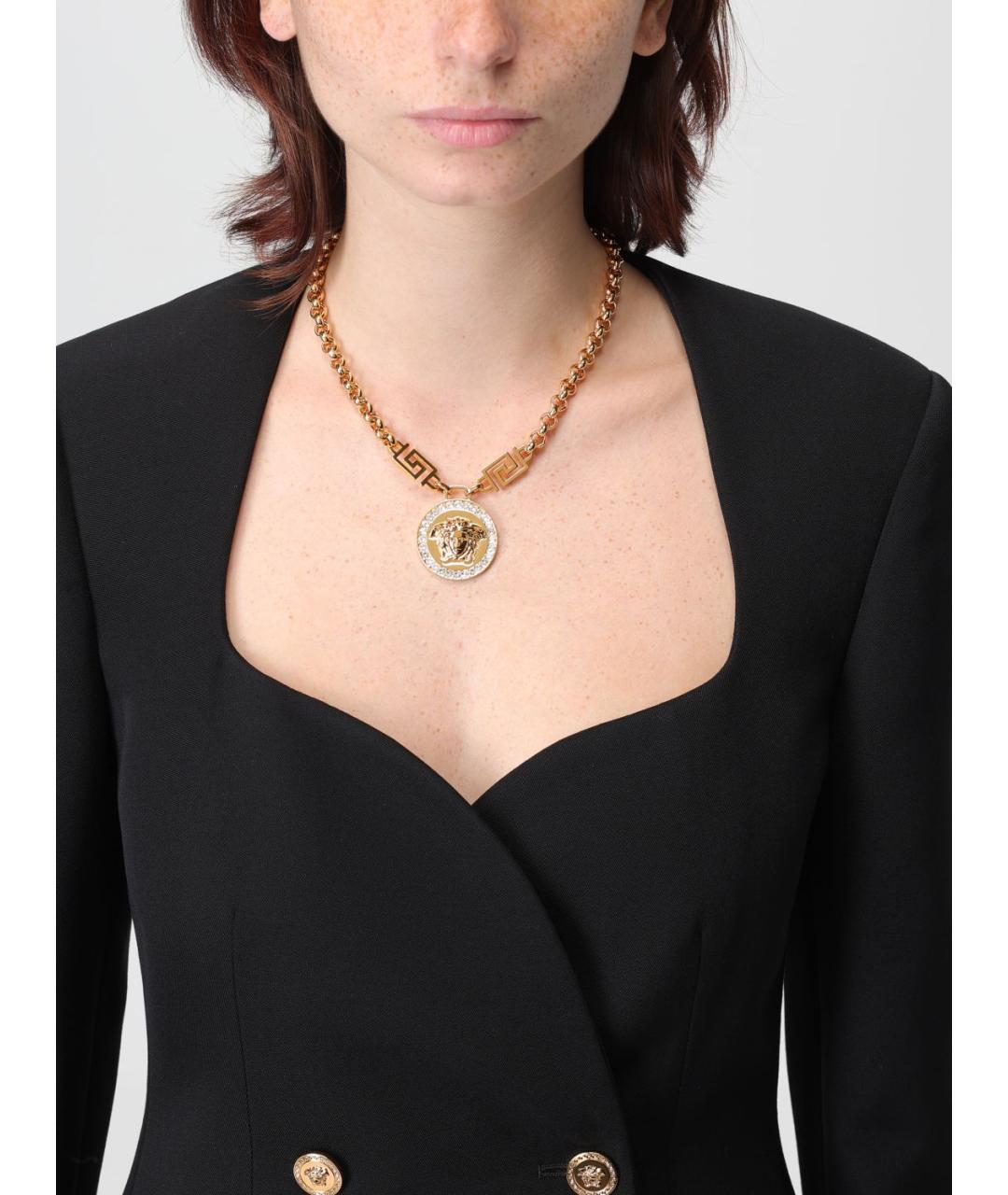 VERSACE Золотое металлическое колье, фото 2