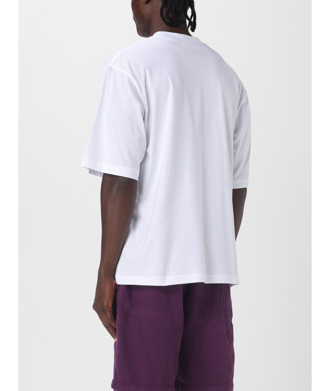 MARNI Белая хлопковая футболка, фото 2