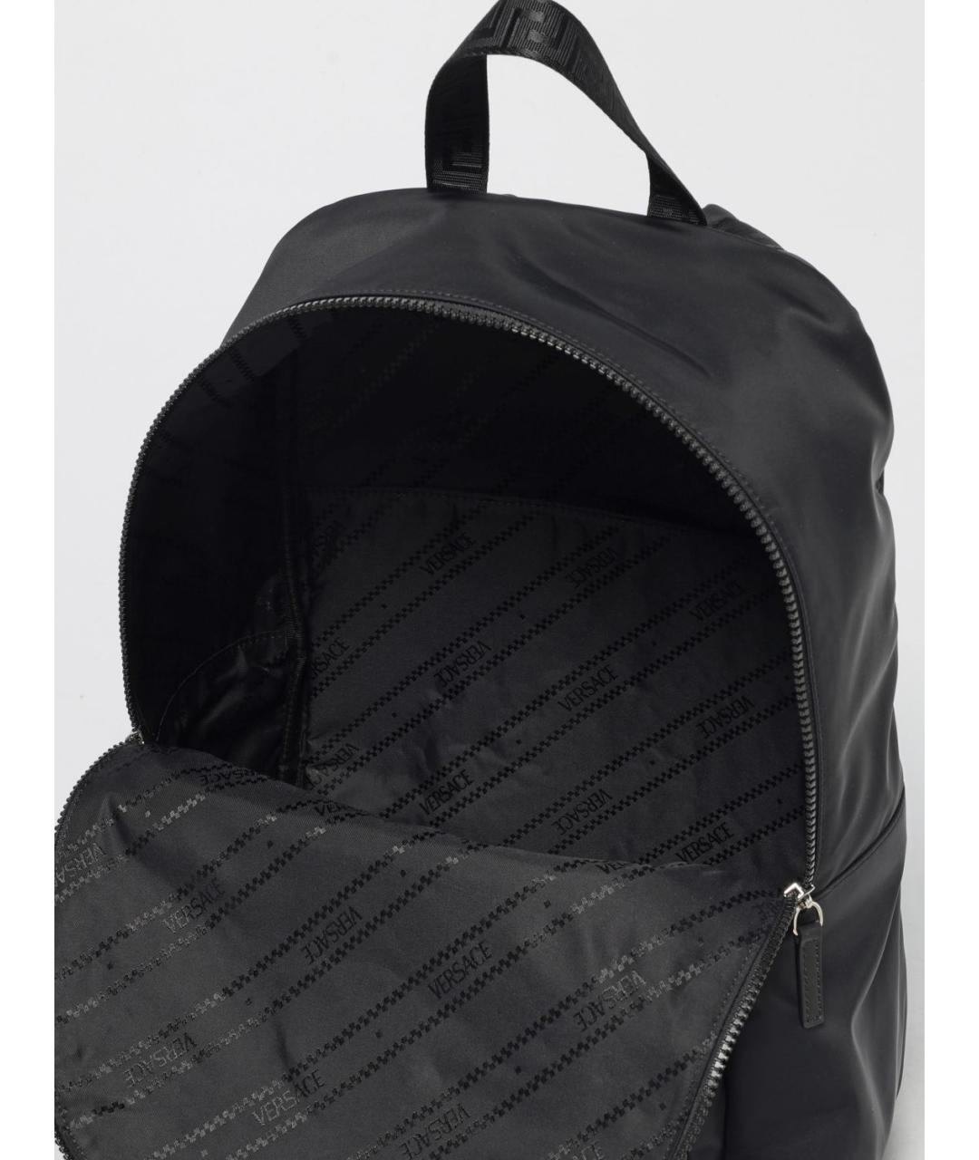VERSACE Черный рюкзак, фото 5
