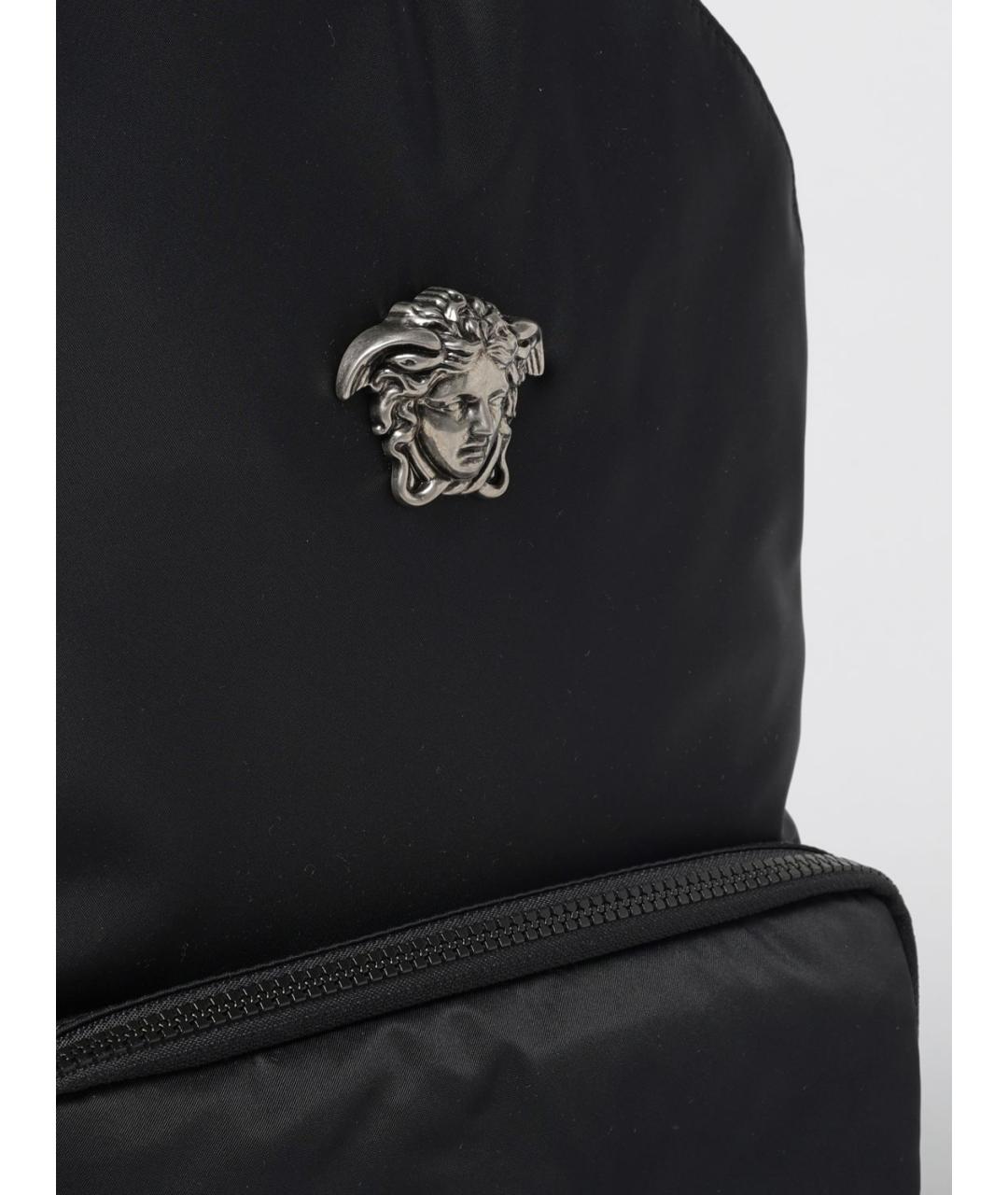 VERSACE Черный рюкзак, фото 4