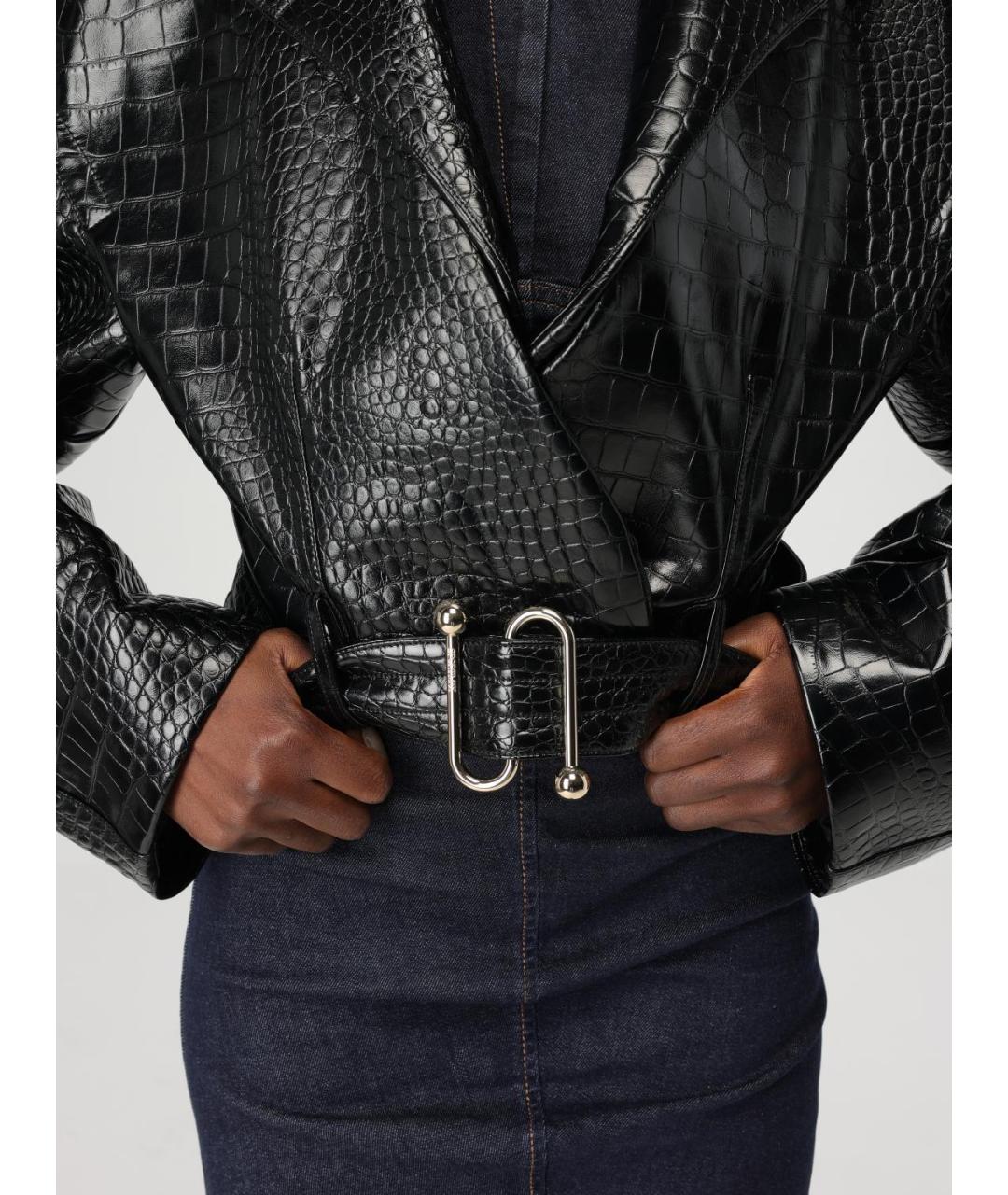 SPORTMAX Черная полиэстеровая куртка, фото 6