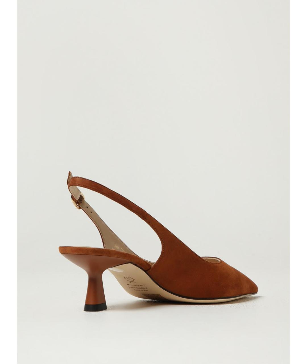 STUART WEITZMAN Коричневые замшевые туфли, фото 3