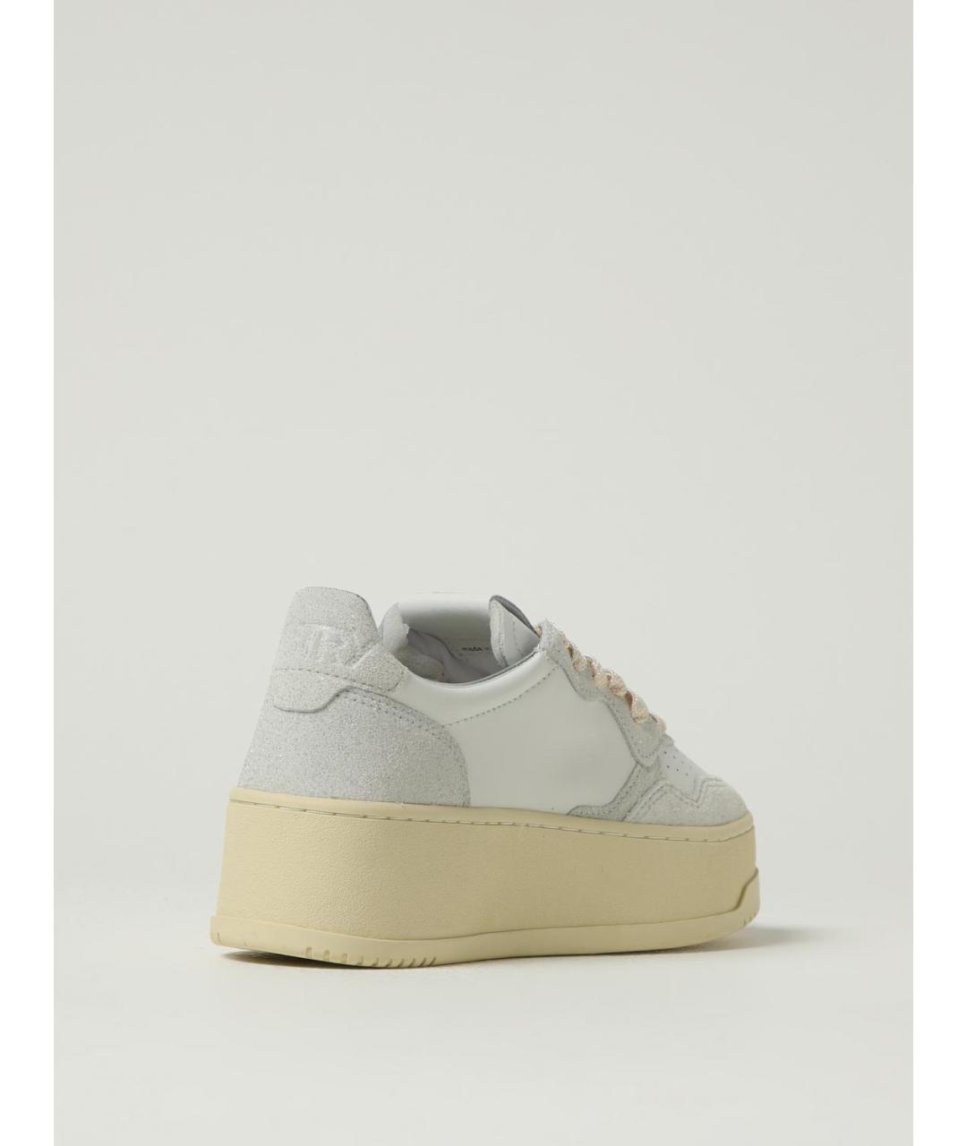 AUTRY Белые кожаные кроссовки, фото 3