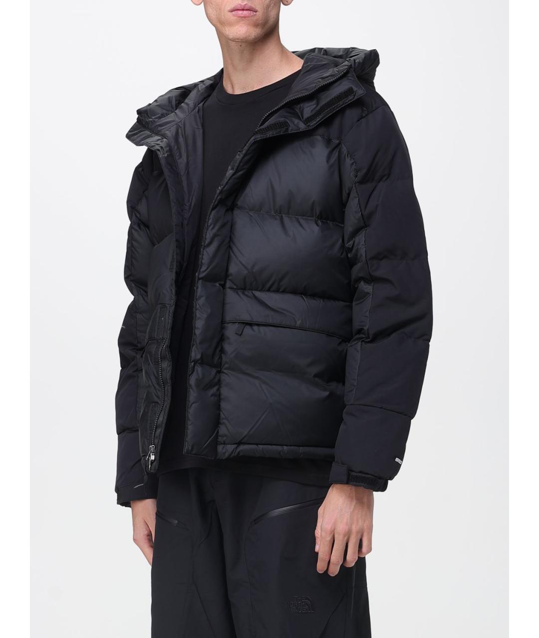 THE NORTH FACE Черный полиамидовый пуховик, фото 4