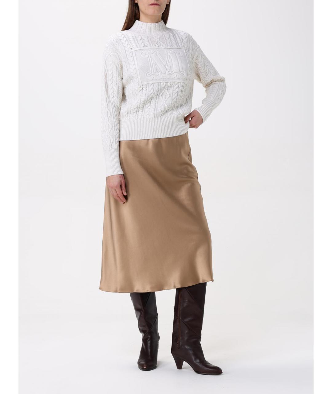 MAX MARA Белый шерстяной джемпер / свитер, фото 2