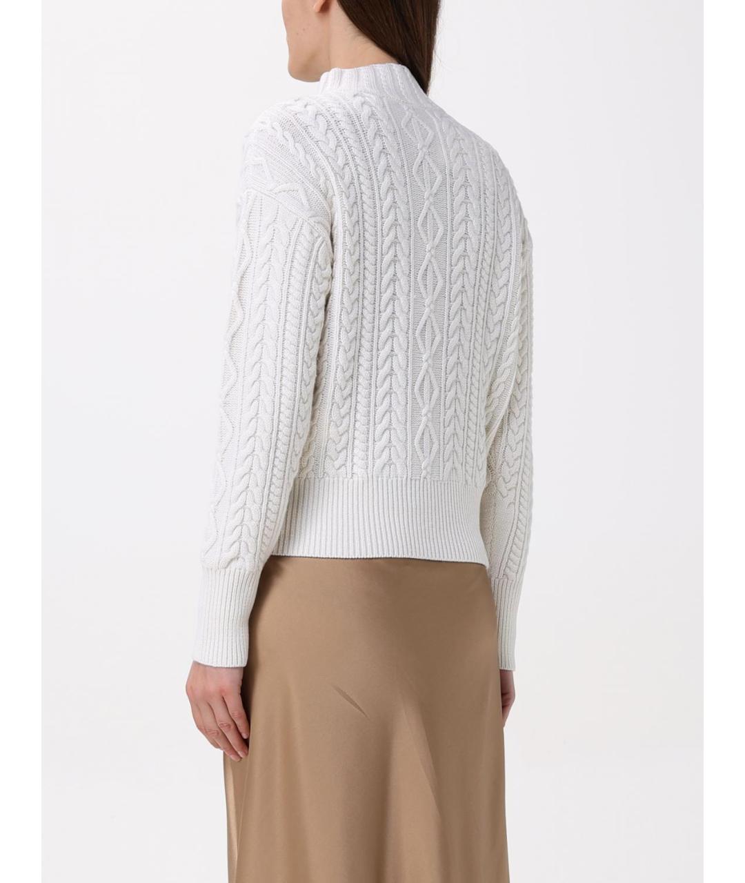 MAX MARA Белый шерстяной джемпер / свитер, фото 3