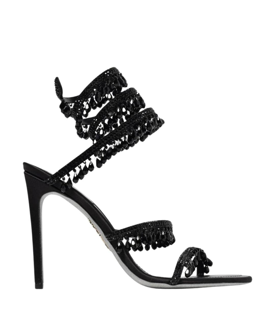 RENE CAOVILLA Черные босоножки, фото 1