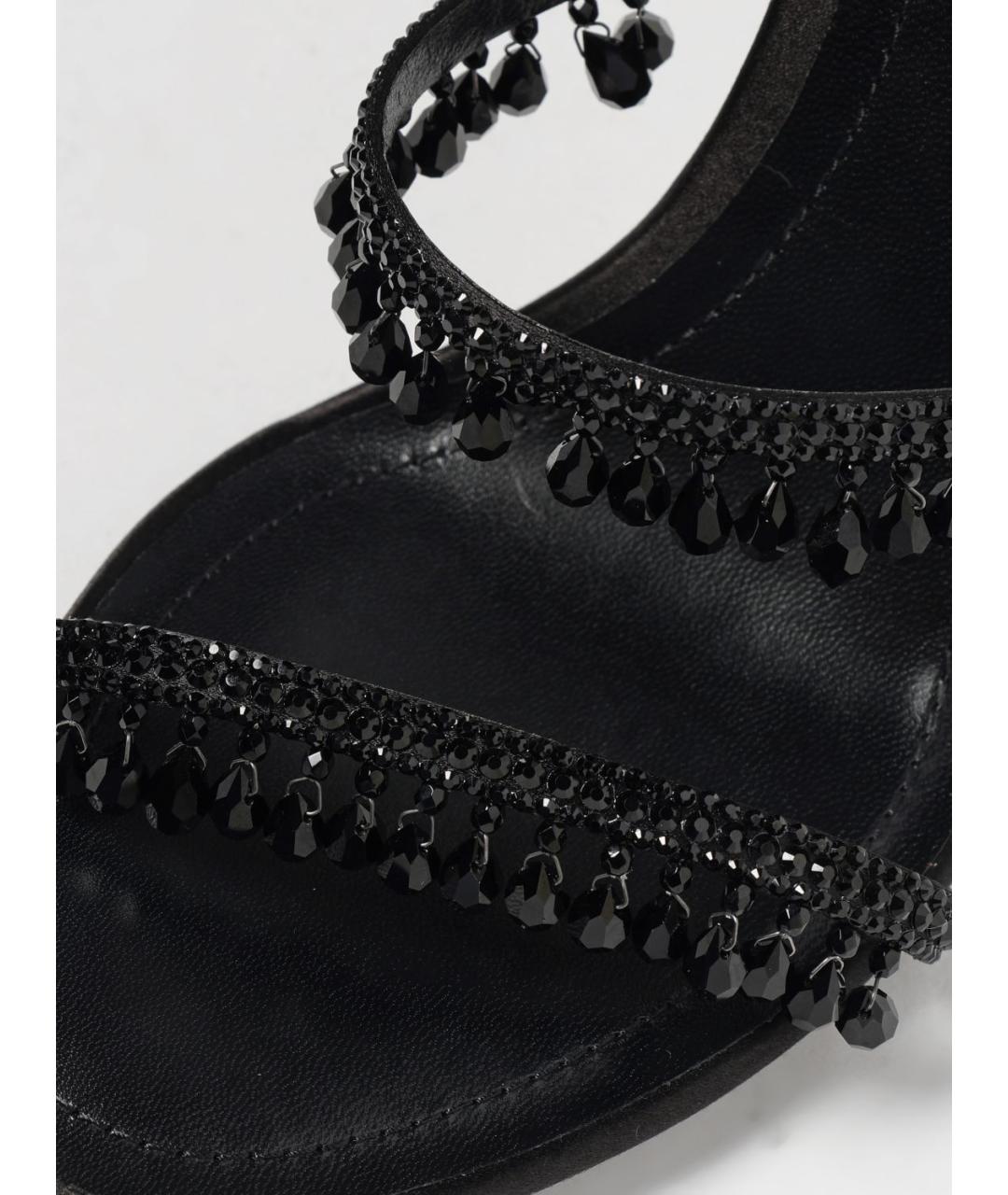 RENE CAOVILLA Черные босоножки, фото 4