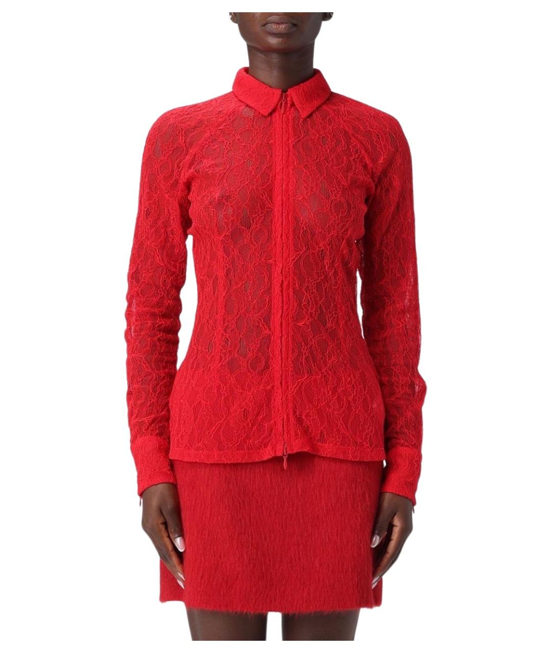 MSGM Красная рубашка, фото 1