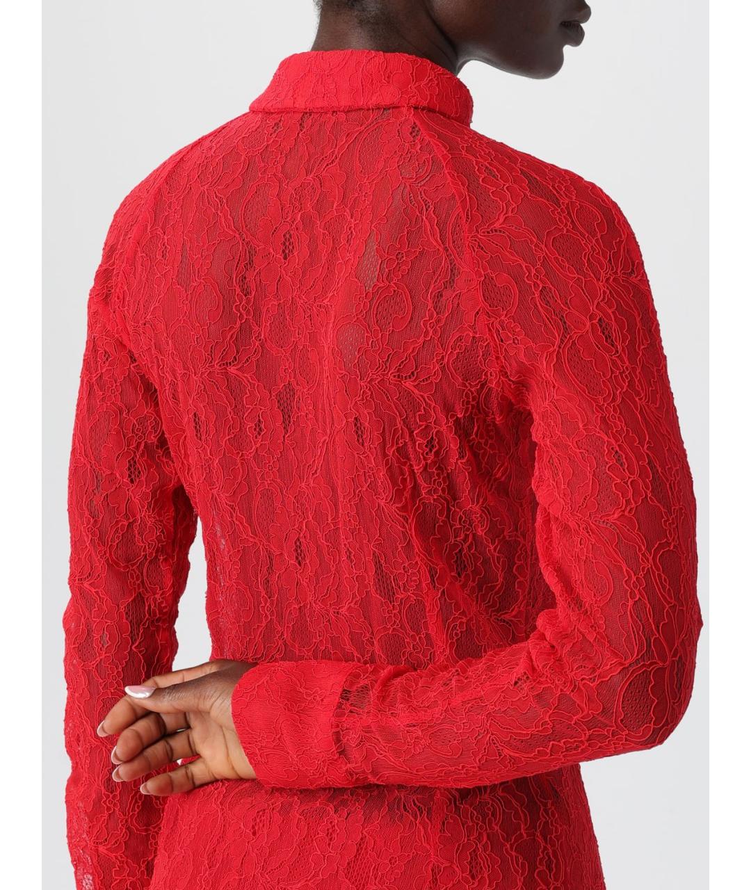 MSGM Красная рубашка, фото 3