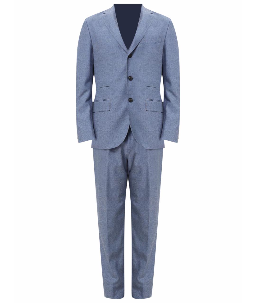 ELEVENTY Голубой классический костюм, фото 1