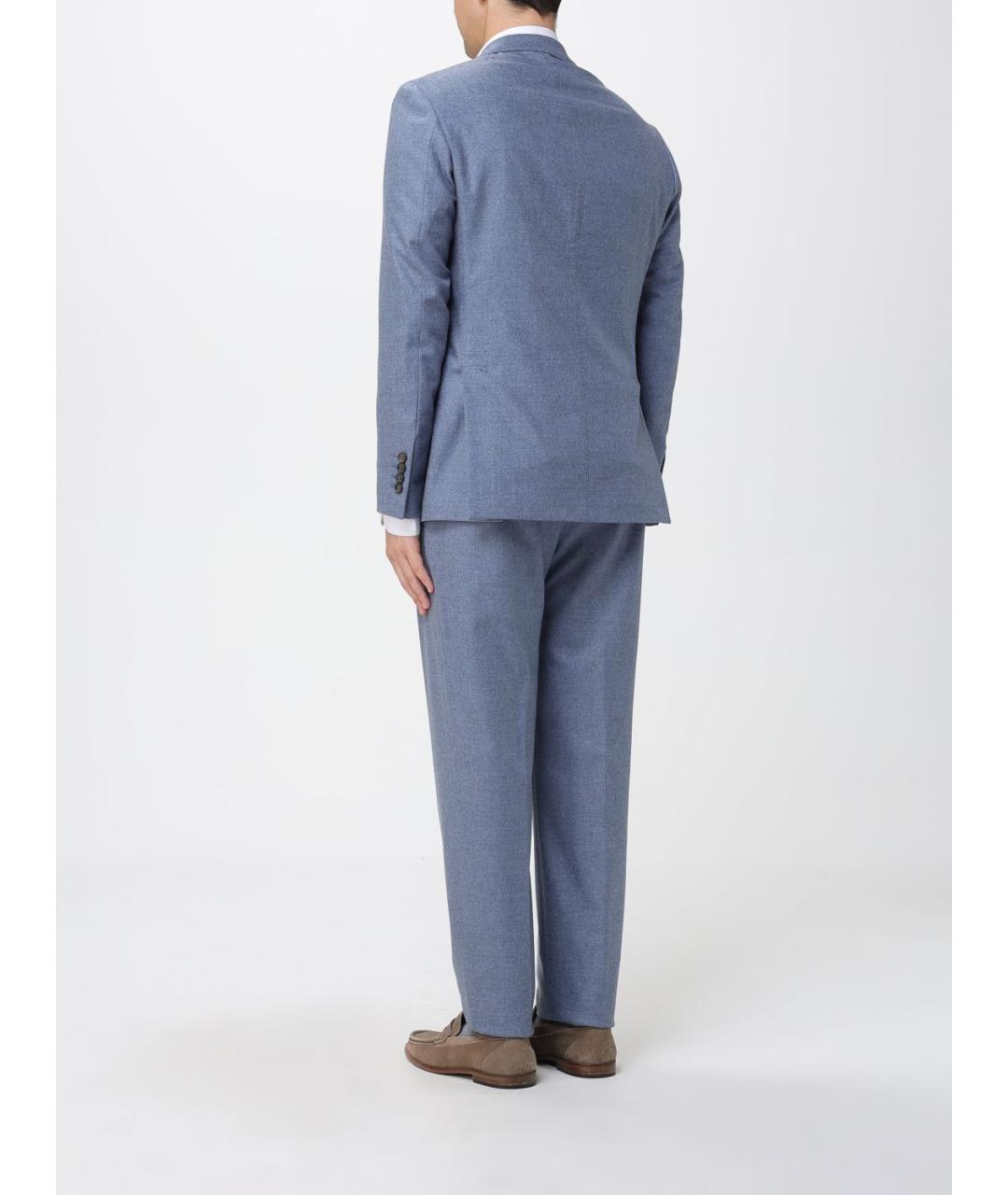 ELEVENTY Голубой классический костюм, фото 3