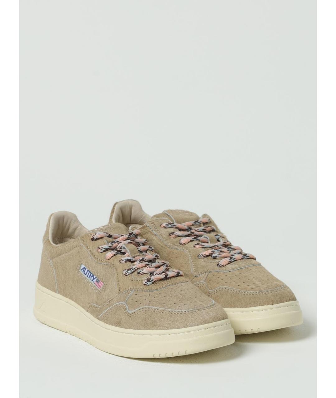 AUTRY Бежевые замшевые кеды, фото 2