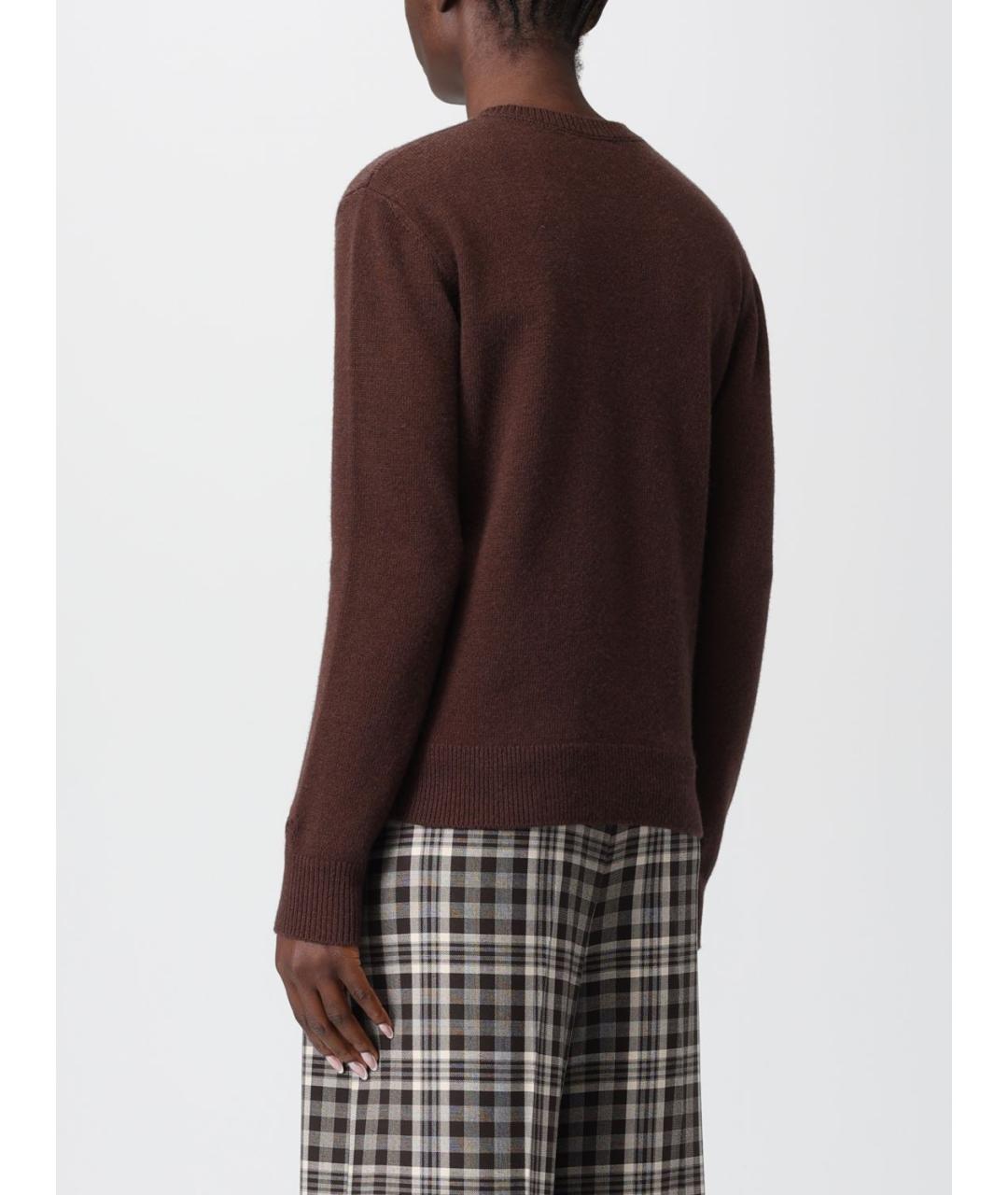 MC2 SAINT BARTH Коричневый шерстяной джемпер / свитер, фото 2