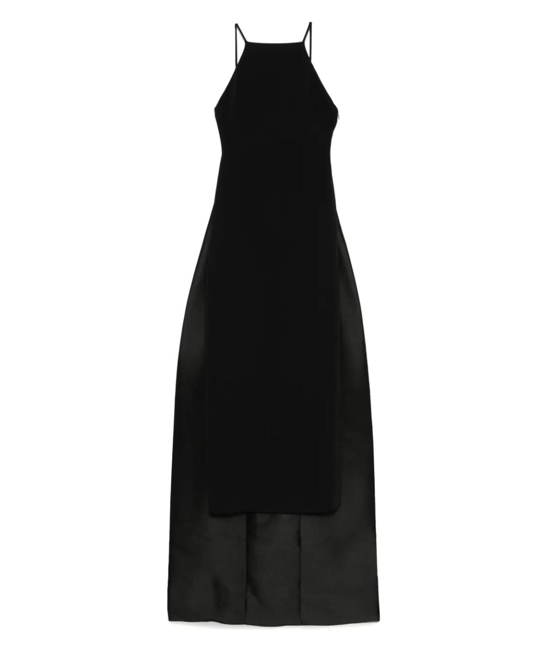SOLACE LONDON Черное полиэстеровое вечернее платье, фото 1