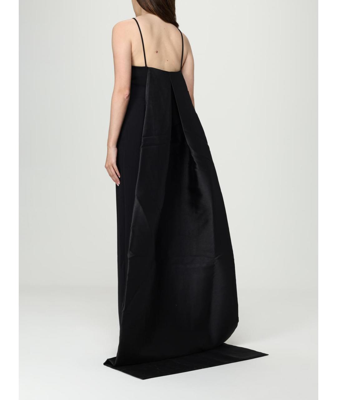 SOLACE LONDON Черное полиэстеровое вечернее платье, фото 3
