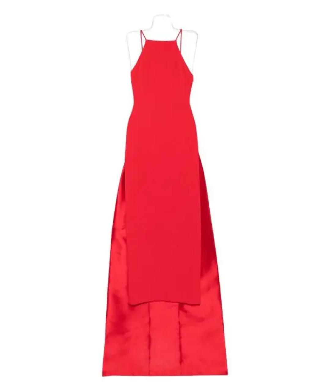 SOLACE LONDON Красное полиэстеровое вечернее платье, фото 1