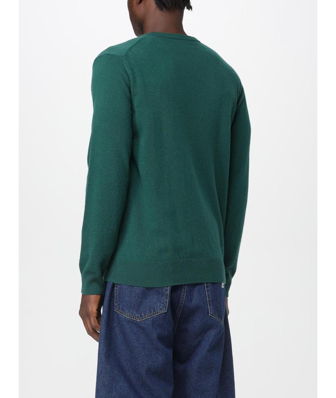 MC2 SAINT BARTH Зеленый шерстяной джемпер / свитер, фото 2