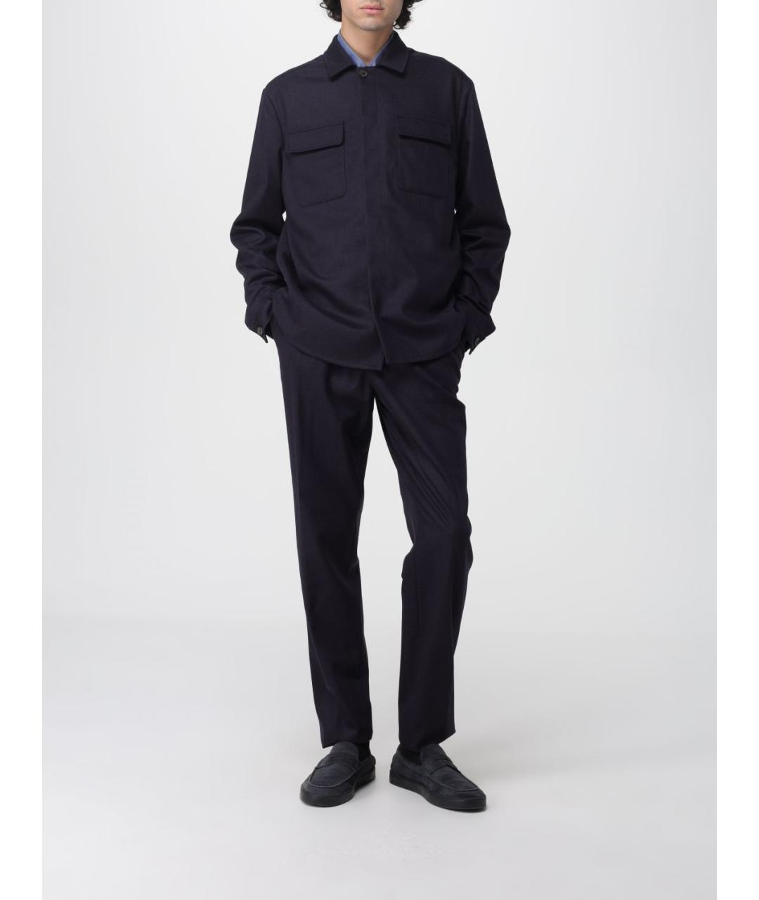 ELEVENTY Синий повседневный костюм, фото 2