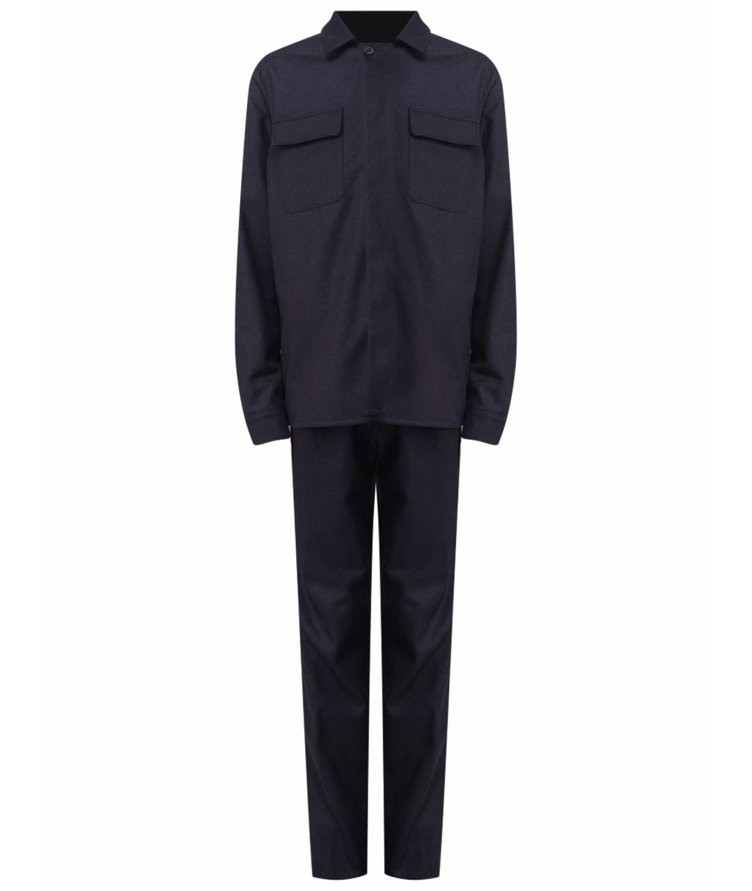 ELEVENTY Синий повседневный костюм, фото 1