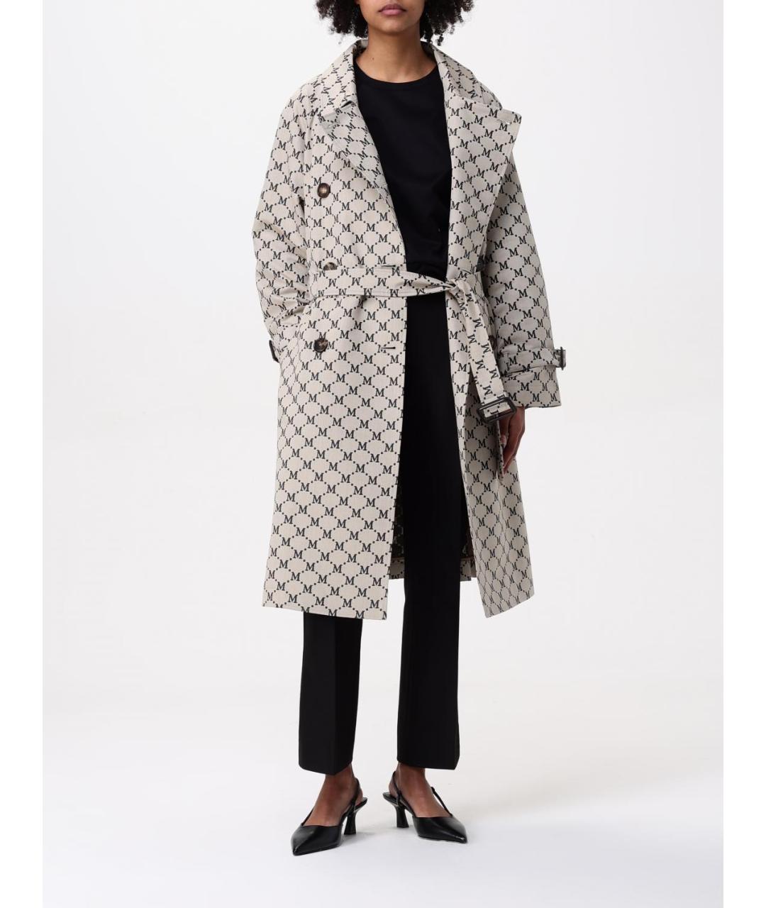 MAX MARA Мульти хлопковое пальто, фото 3