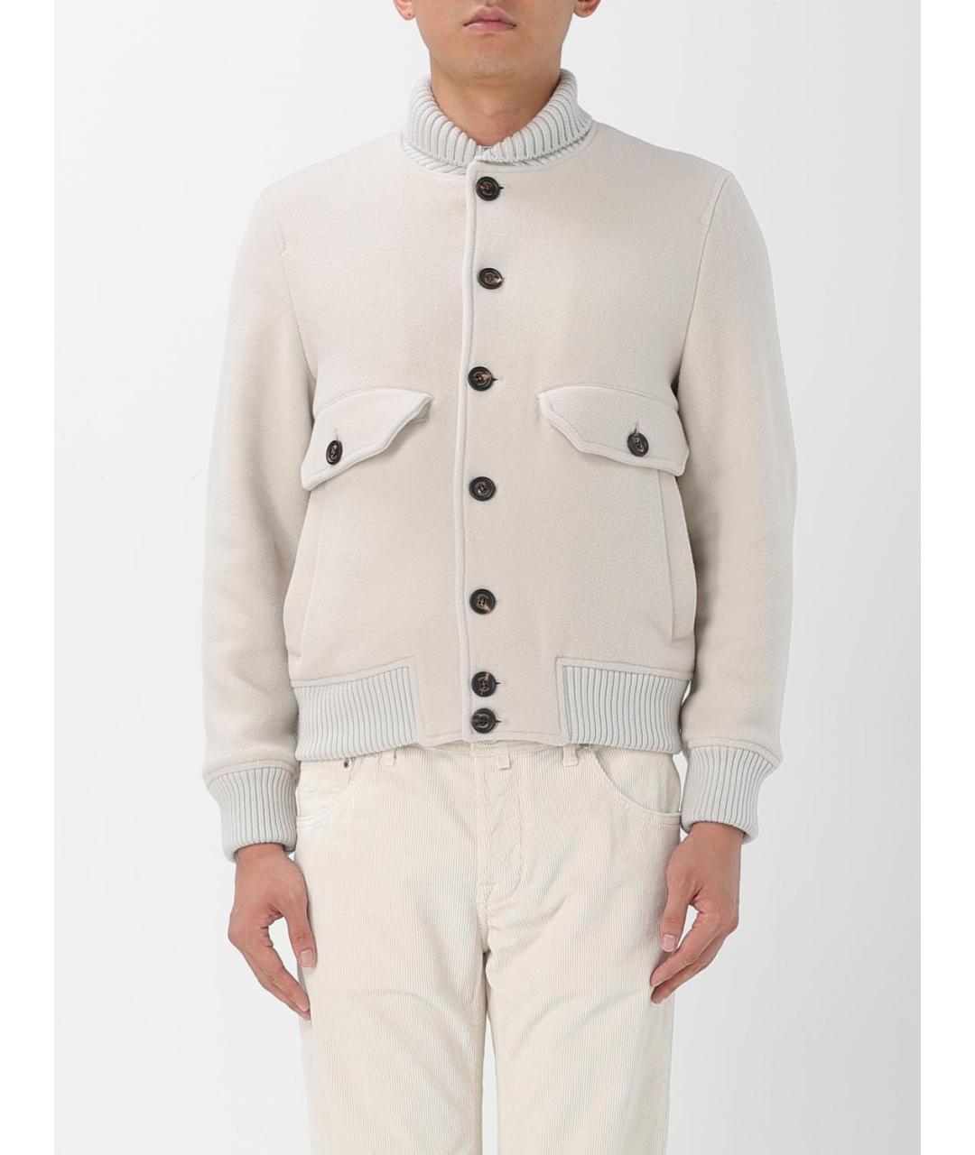 ELEVENTY Бежевая шерстяная куртка, фото 5