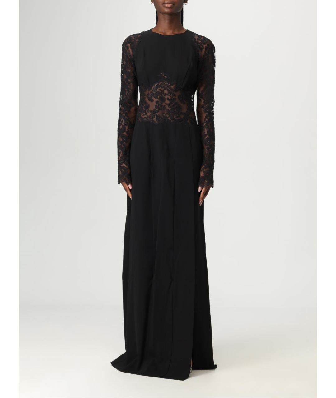 ERMANNO SCERVINO Черное вискозное вечернее платье, фото 2