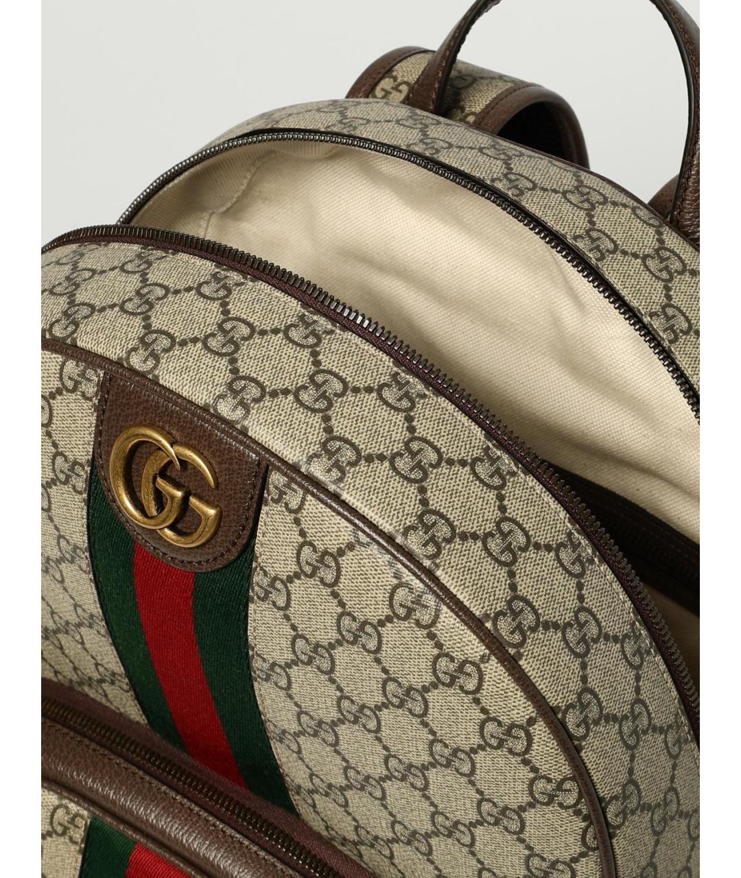 GUCCI Бежевый рюкзак, фото 5