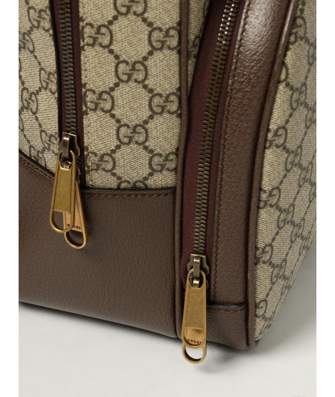 GUCCI Бежевый рюкзак, фото 4