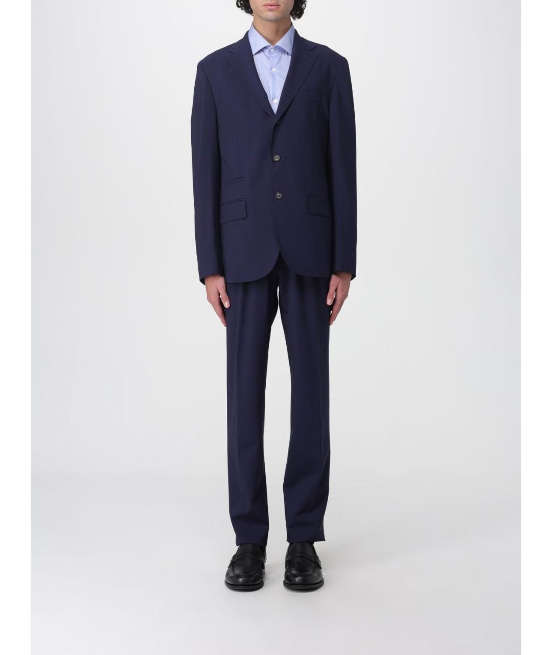 ELEVENTY Синий классический костюм, фото 7