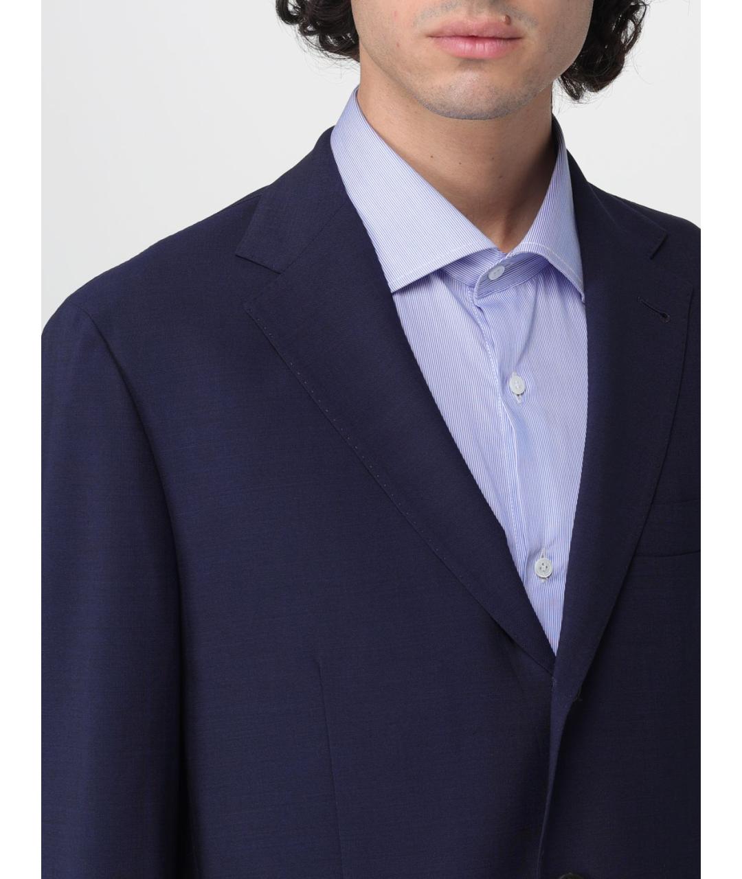 ELEVENTY Синий классический костюм, фото 5