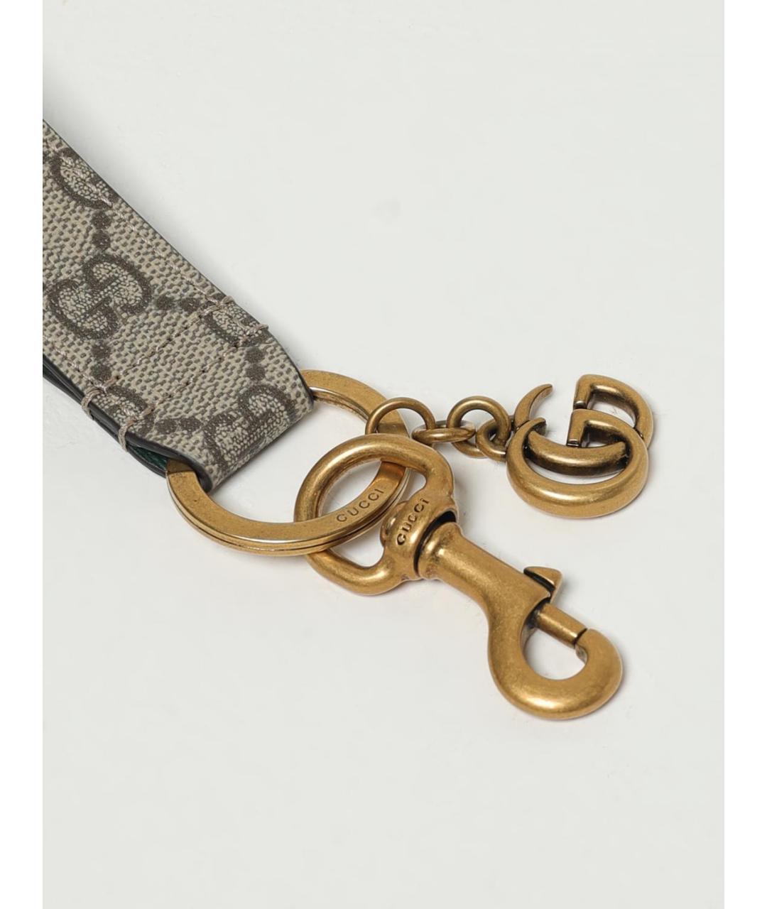 GUCCI Бежевый брелок, фото 2