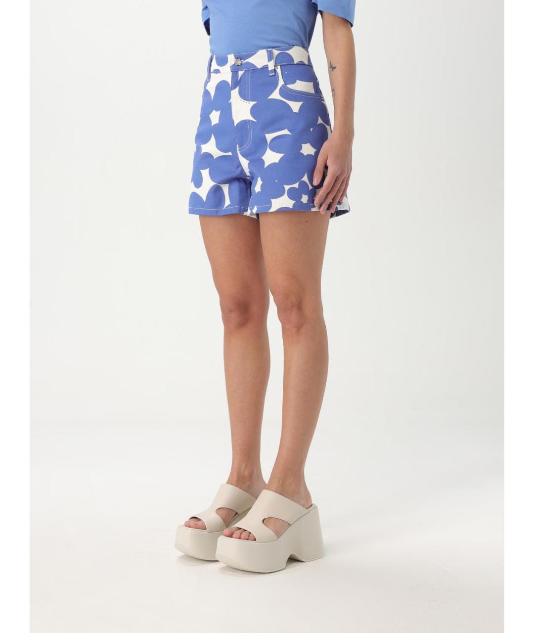 MARNI Мульти хлопковые шорты, фото 5