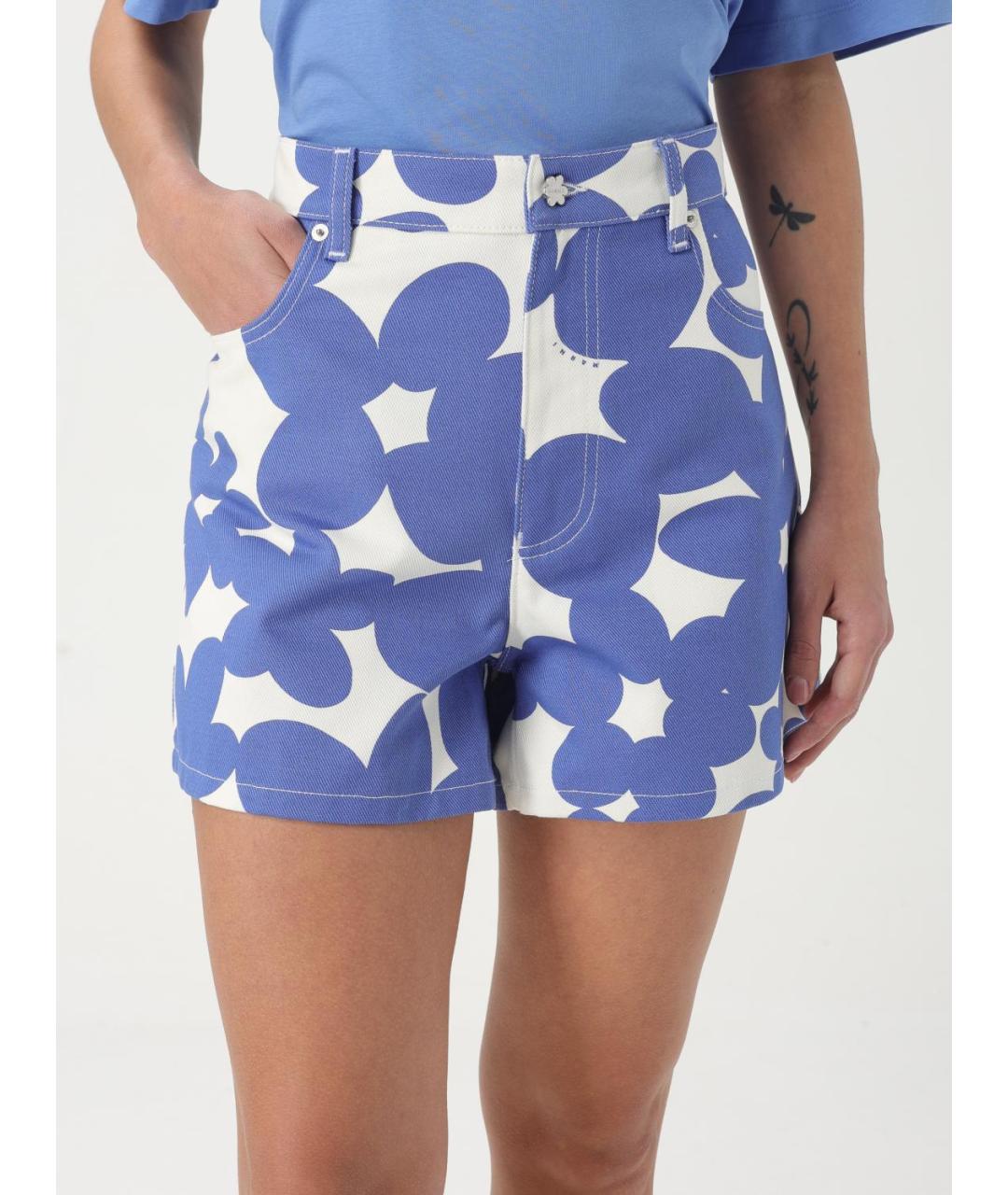 MARNI Мульти хлопковые шорты, фото 6