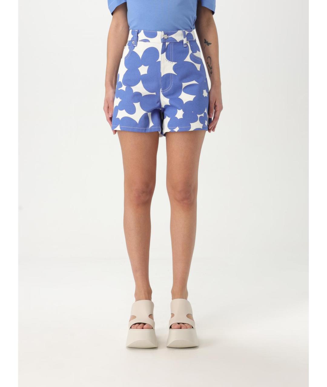 MARNI Мульти хлопковые шорты, фото 2