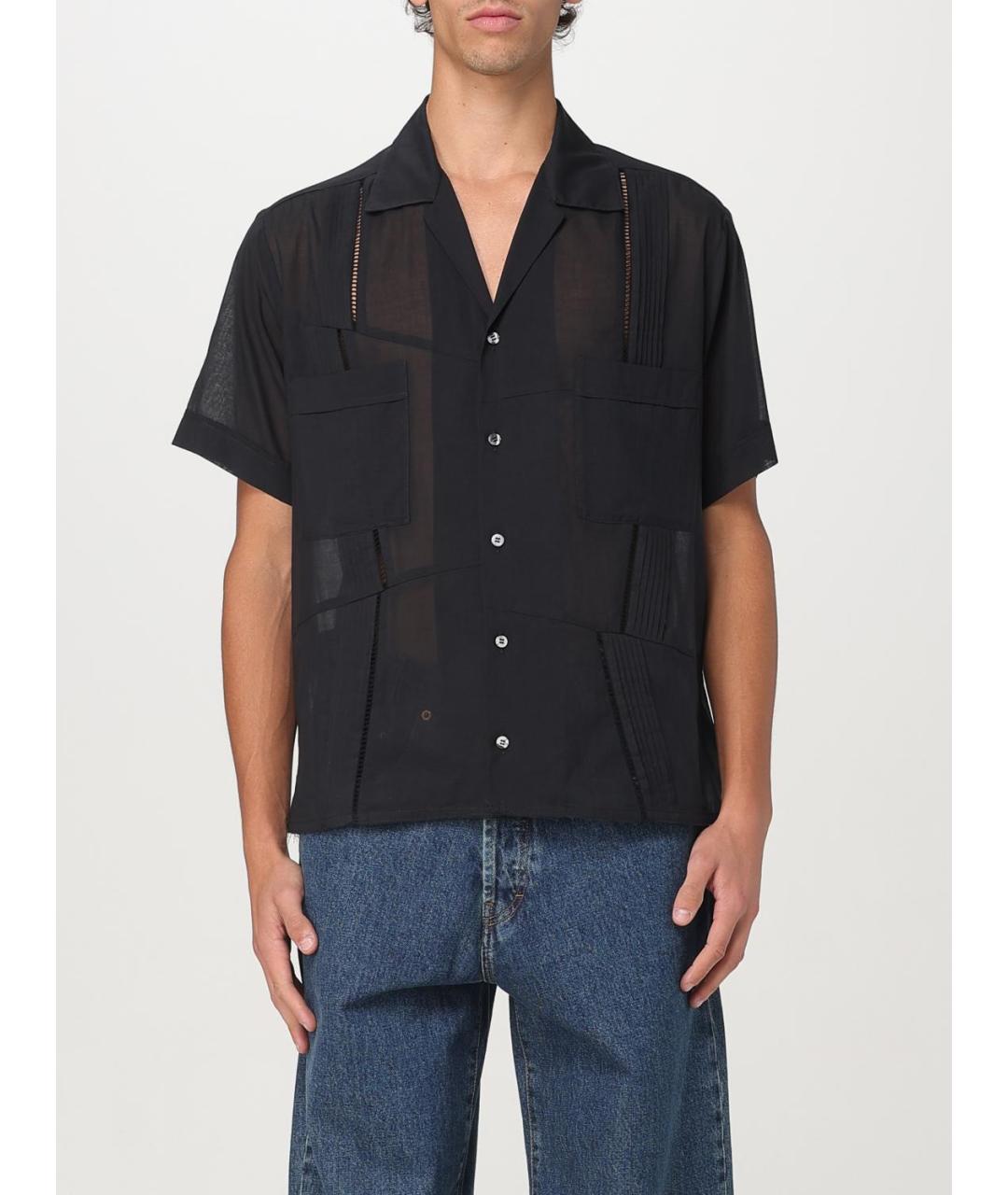 MAGLIANO Черная хлопковая кэжуал рубашка, фото 2
