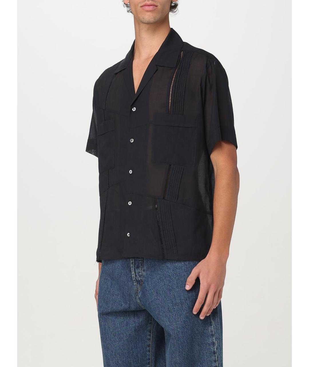MAGLIANO Черная хлопковая кэжуал рубашка, фото 5