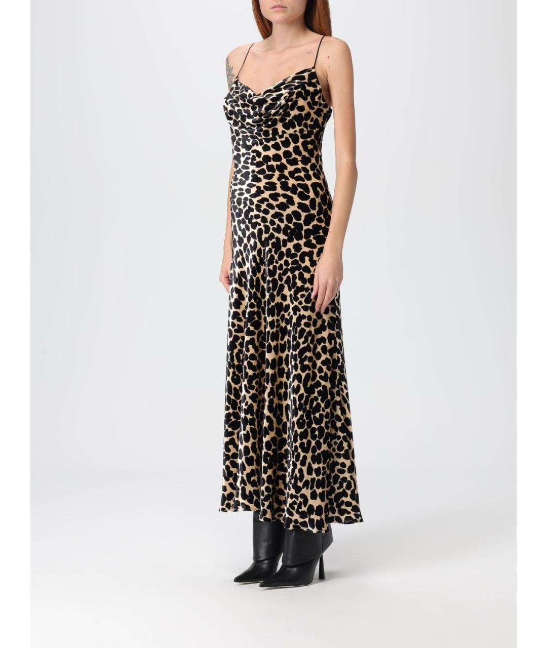 BALMAIN Мульти вискозное вечернее платье, фото 4