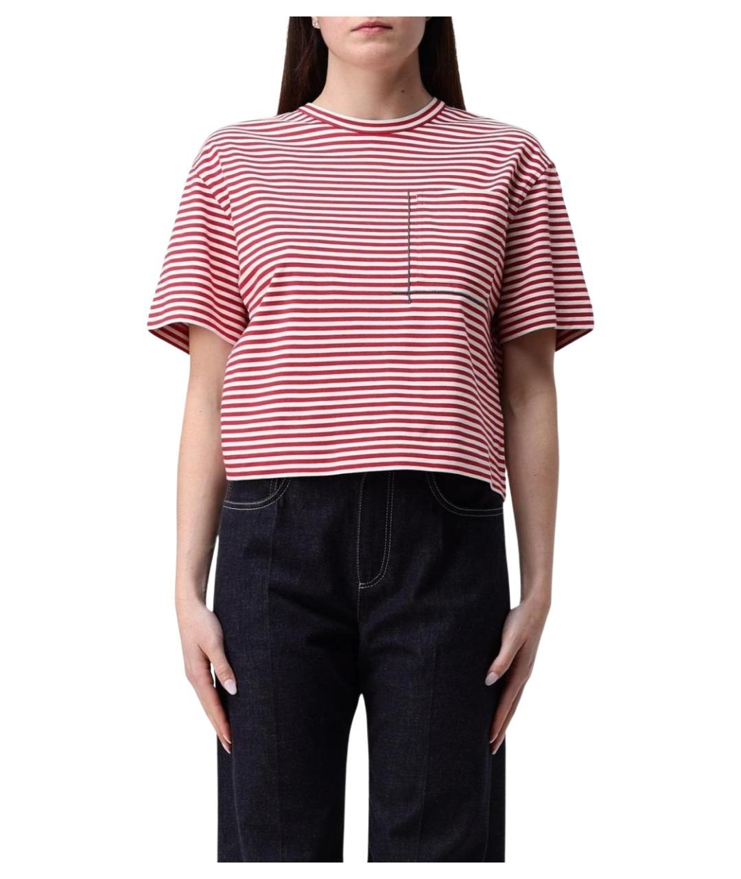 BRUNELLO CUCINELLI Мульти хлопковая футболка, фото 1