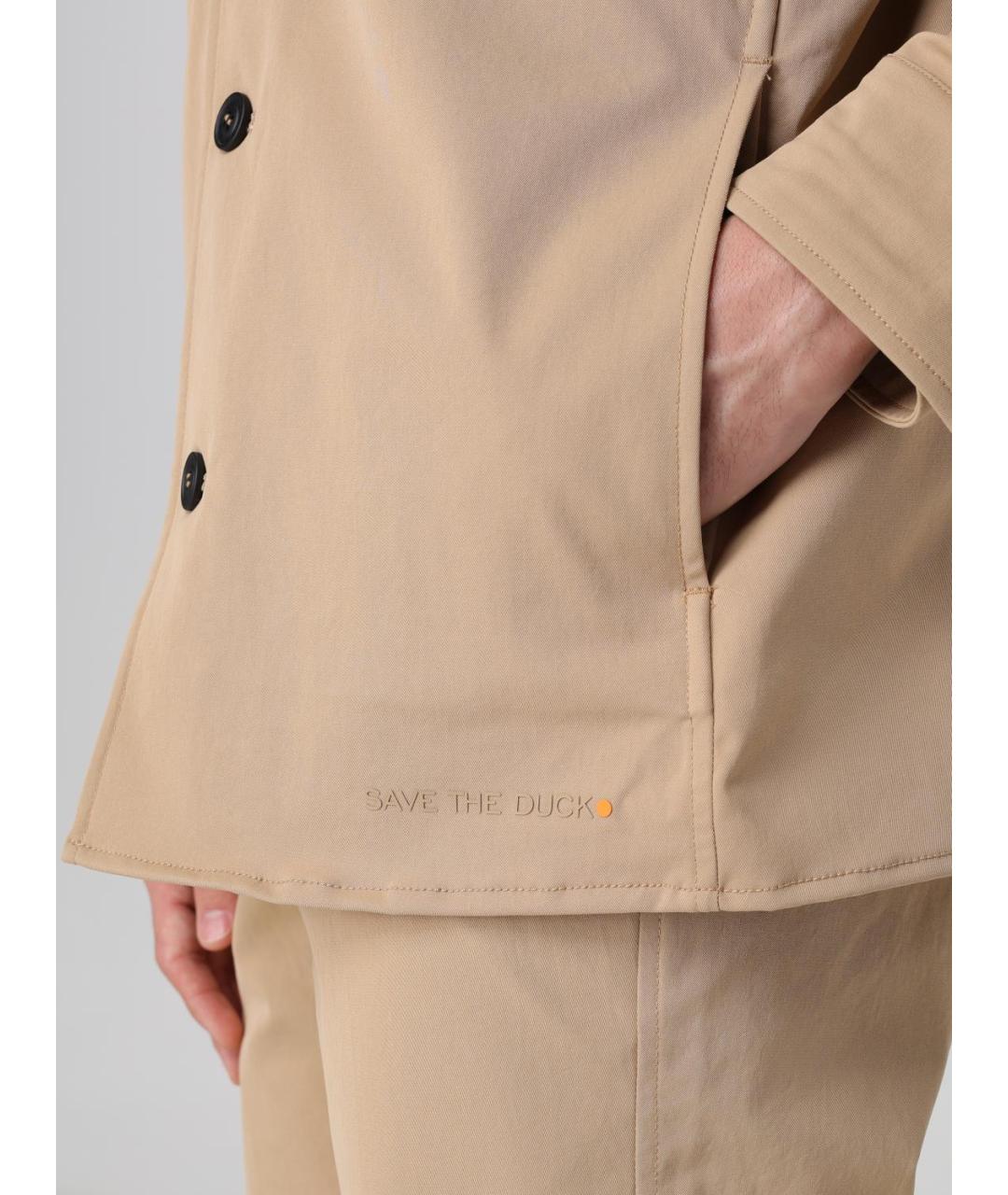 SAVE THE DUCK Бежевая куртка, фото 4