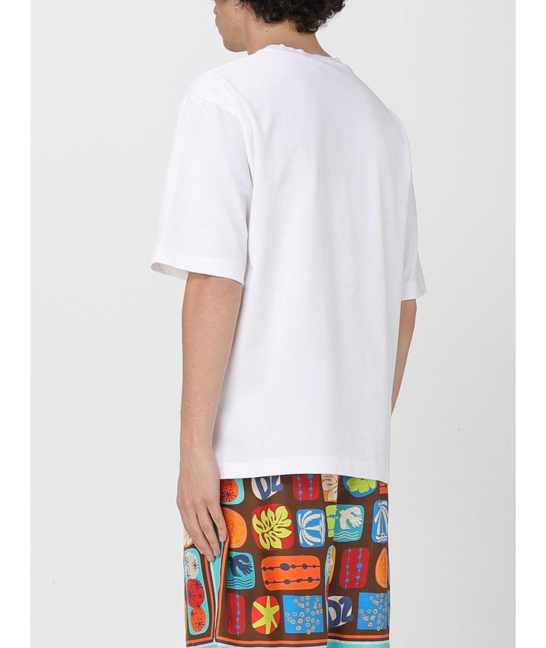 DSQUARED2 Белая хлопковая футболка, фото 4