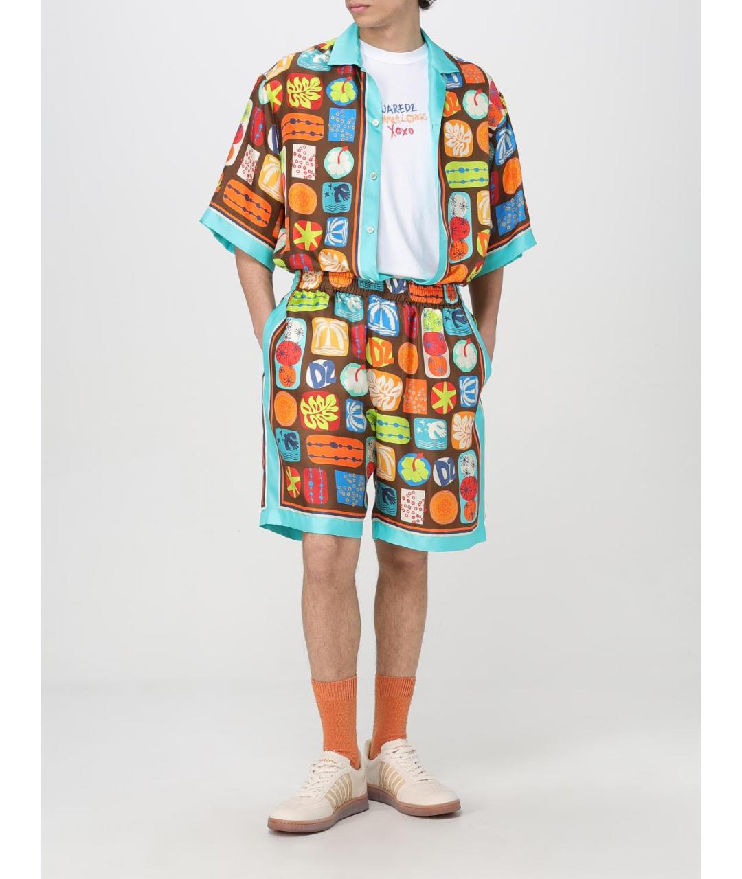 DSQUARED2 Белая хлопковая футболка, фото 3