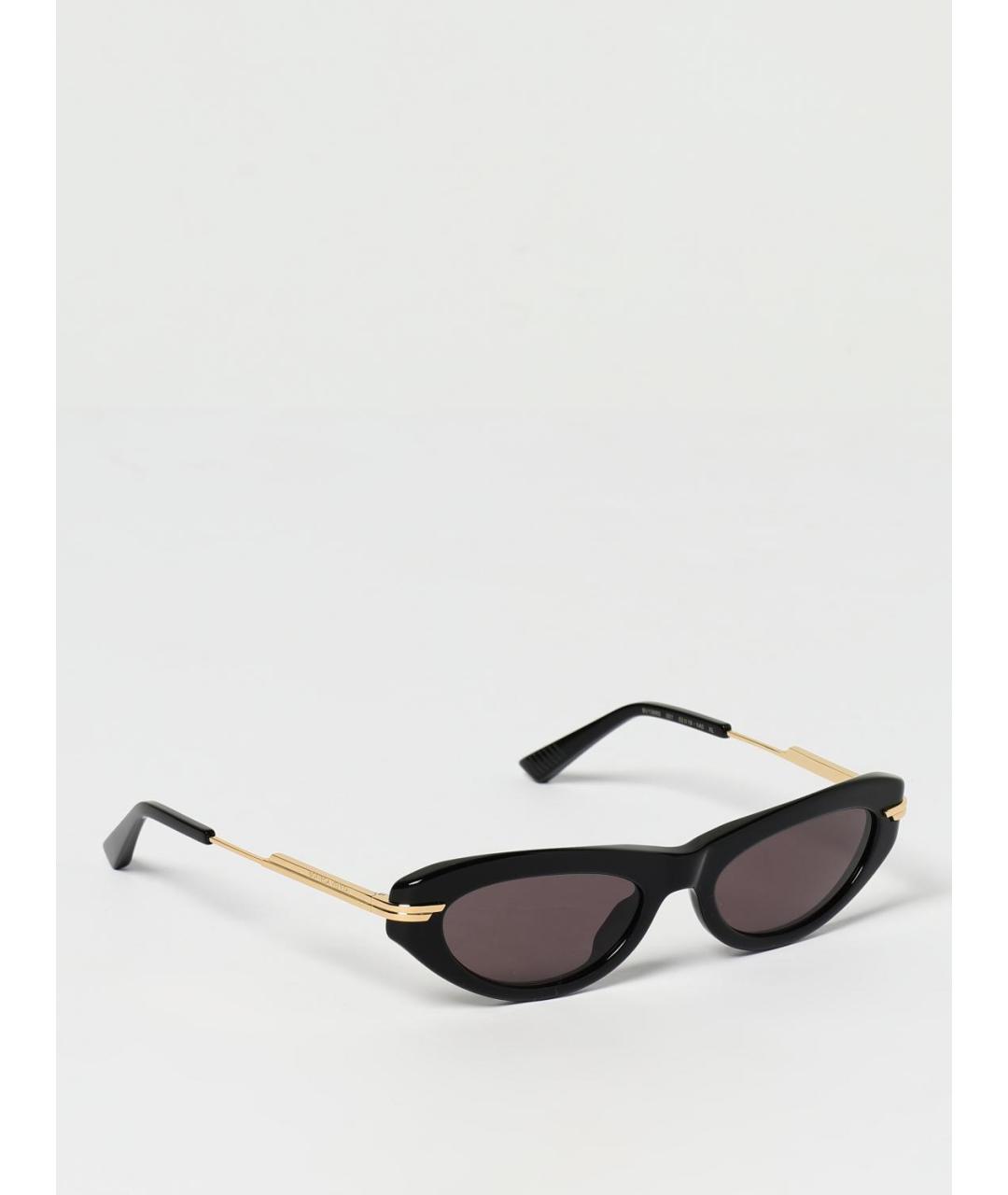 BOTTEGA VENETA Черные металлические солнцезащитные очки, фото 5