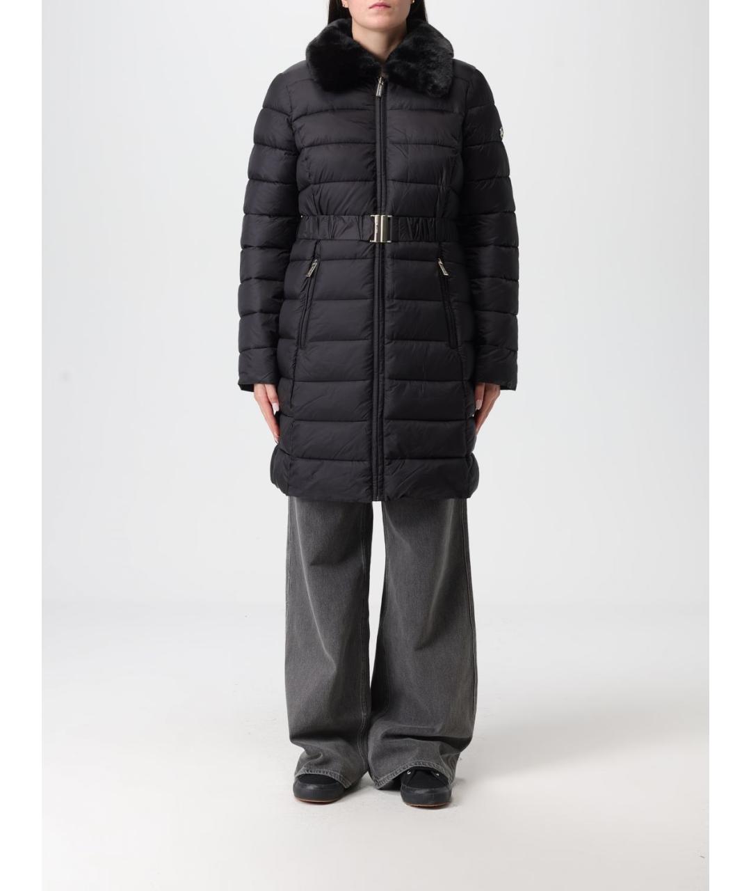 MICHAEL KORS Черный полиамидовый пуховик, фото 2